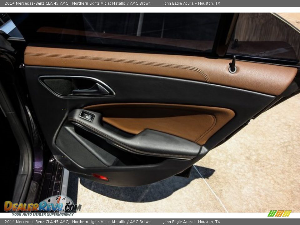 2014 Mercedes-Benz CLA 45 AMG Northern Lights Violet Metallic / AMG Brown Photo #22