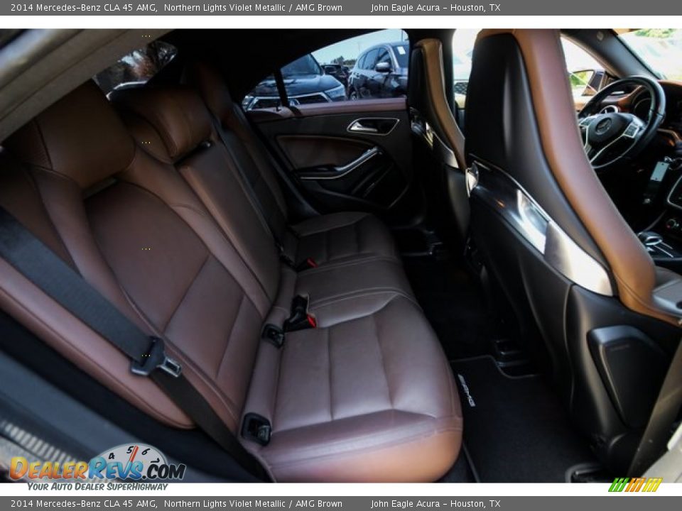 2014 Mercedes-Benz CLA 45 AMG Northern Lights Violet Metallic / AMG Brown Photo #23