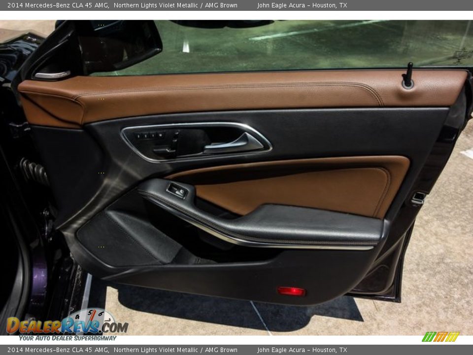 2014 Mercedes-Benz CLA 45 AMG Northern Lights Violet Metallic / AMG Brown Photo #24
