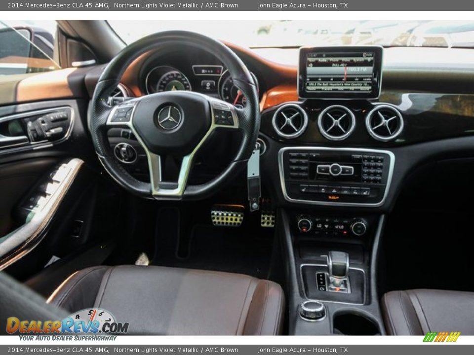 2014 Mercedes-Benz CLA 45 AMG Northern Lights Violet Metallic / AMG Brown Photo #26