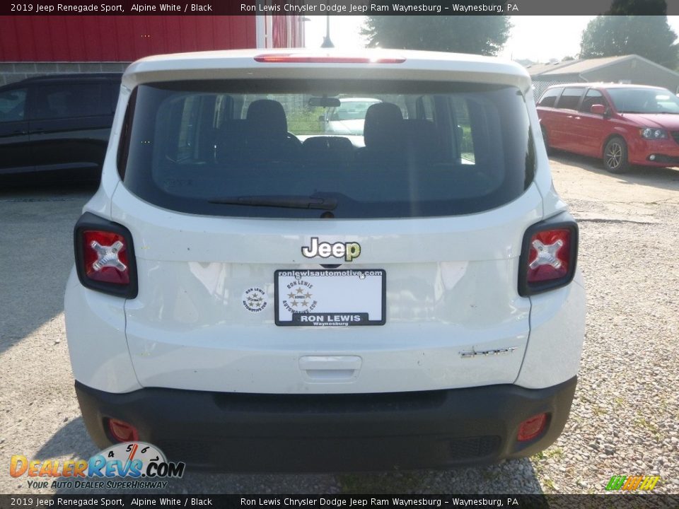 2019 Jeep Renegade Sport Alpine White / Black Photo #4
