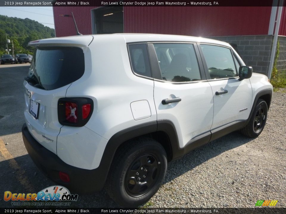 2019 Jeep Renegade Sport Alpine White / Black Photo #5