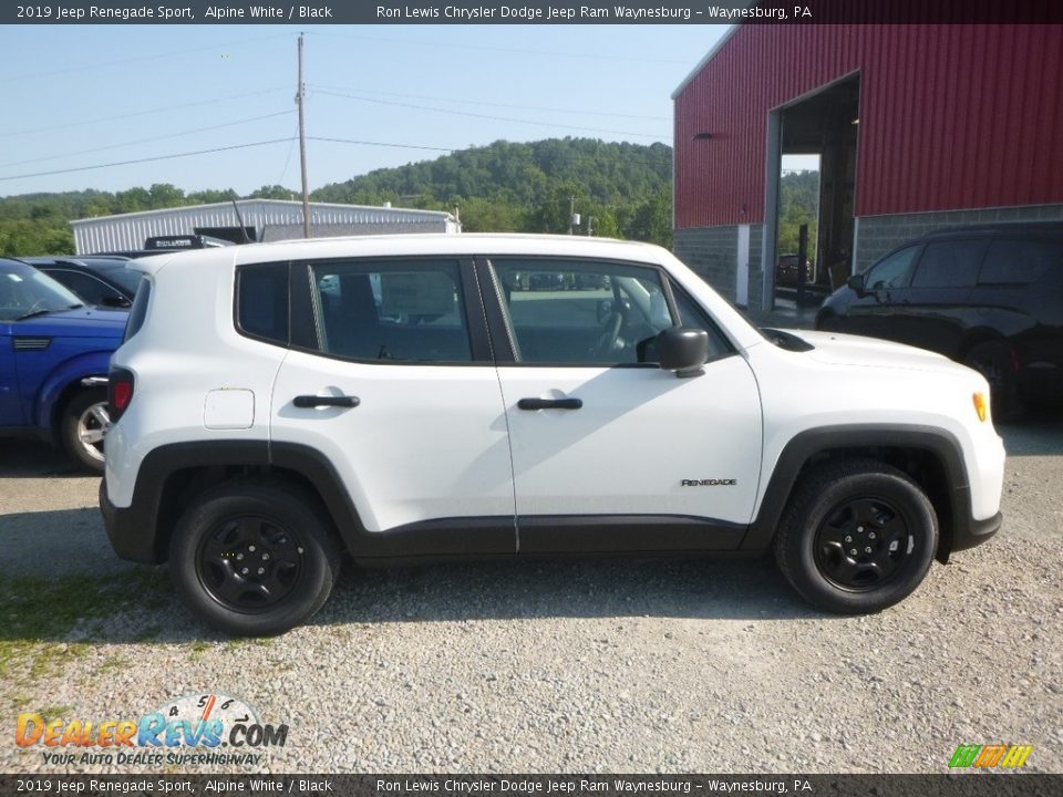 2019 Jeep Renegade Sport Alpine White / Black Photo #6
