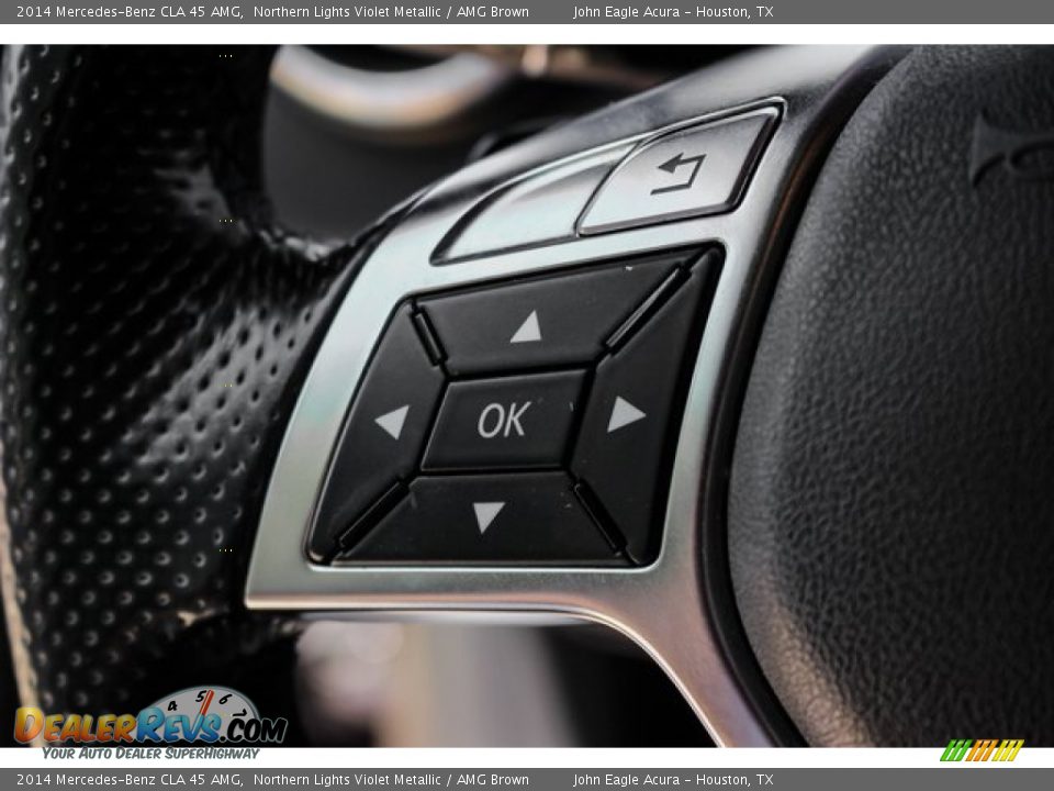 2014 Mercedes-Benz CLA 45 AMG Northern Lights Violet Metallic / AMG Brown Photo #32