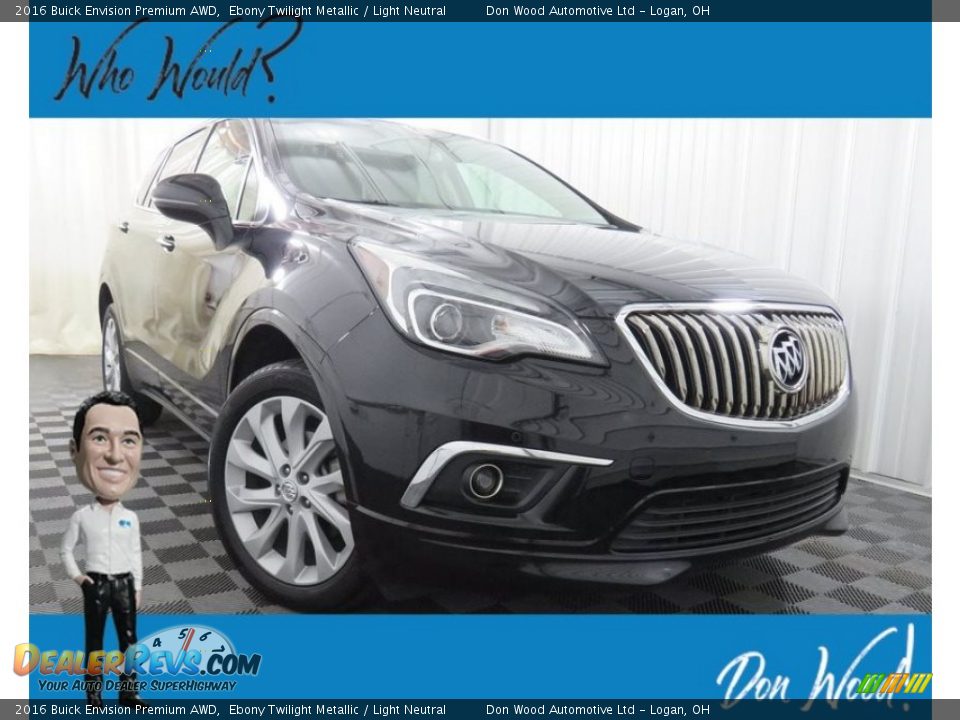 2016 Buick Envision Premium AWD Ebony Twilight Metallic / Light Neutral Photo #1