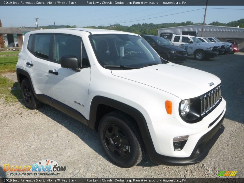 2019 Jeep Renegade Sport Alpine White / Black Photo #7