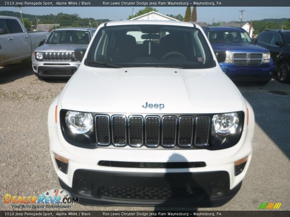 2019 Jeep Renegade Sport Alpine White / Black Photo #8