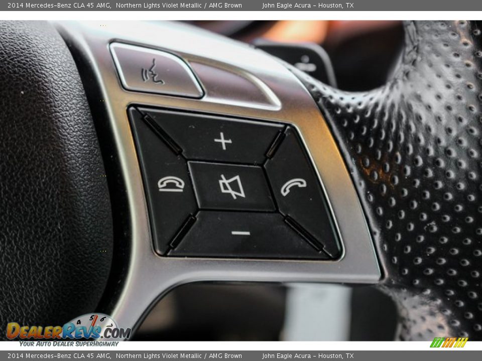 2014 Mercedes-Benz CLA 45 AMG Northern Lights Violet Metallic / AMG Brown Photo #33