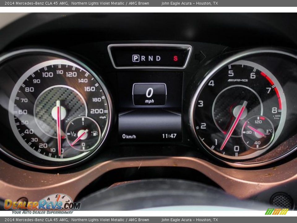 2014 Mercedes-Benz CLA 45 AMG Northern Lights Violet Metallic / AMG Brown Photo #34