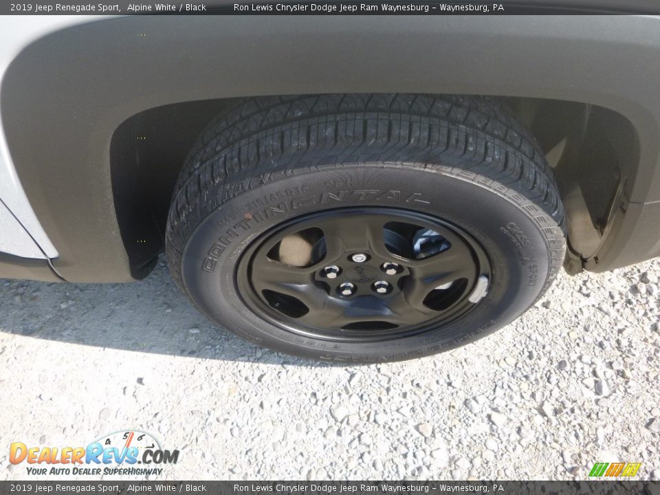 2019 Jeep Renegade Sport Alpine White / Black Photo #9
