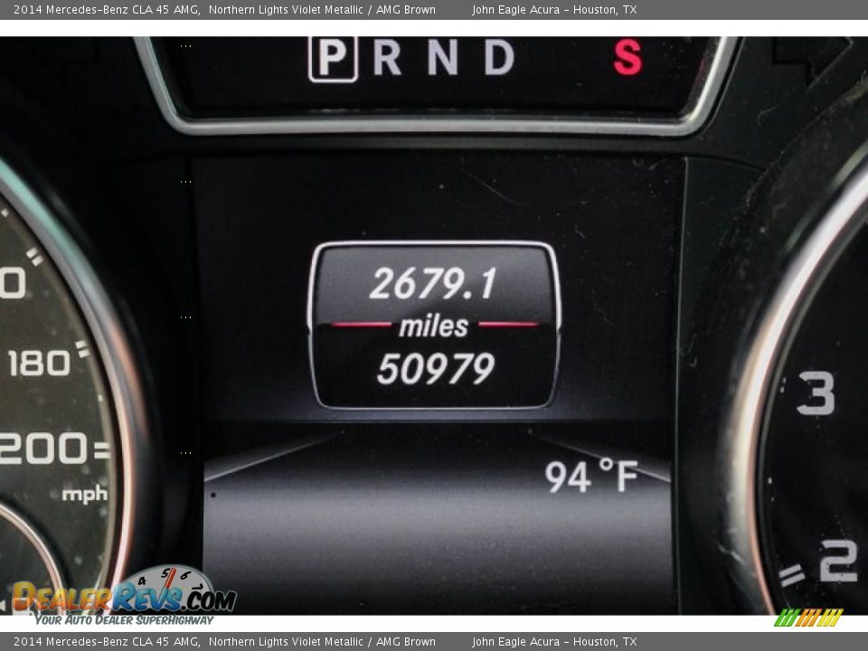 2014 Mercedes-Benz CLA 45 AMG Northern Lights Violet Metallic / AMG Brown Photo #35