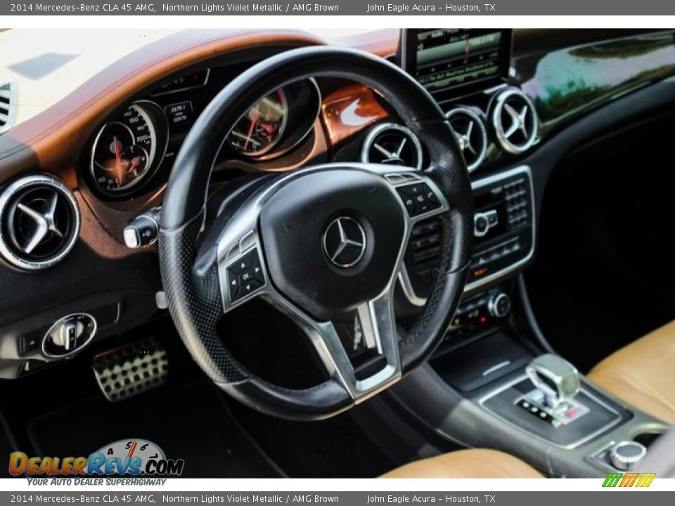 2014 Mercedes-Benz CLA 45 AMG Northern Lights Violet Metallic / AMG Brown Photo #36