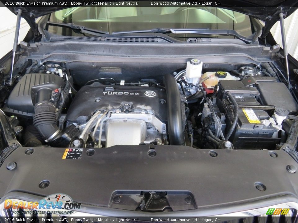 2016 Buick Envision Premium AWD Ebony Twilight Metallic / Light Neutral Photo #9