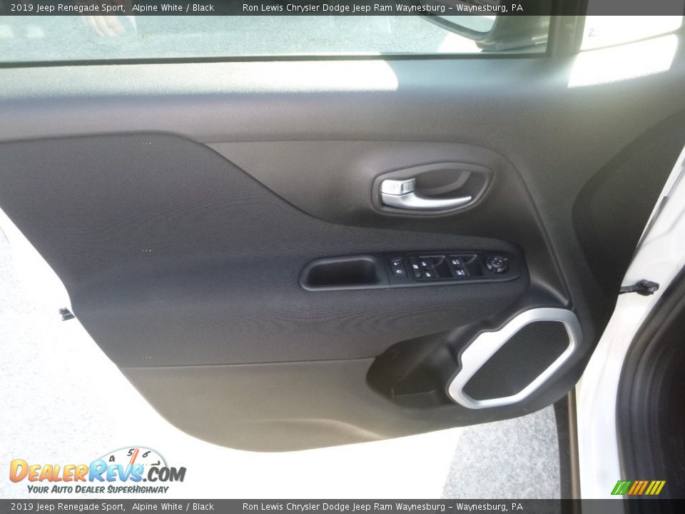 2019 Jeep Renegade Sport Alpine White / Black Photo #14