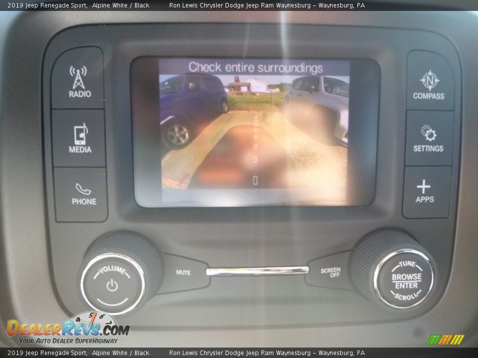 2019 Jeep Renegade Sport Alpine White / Black Photo #17