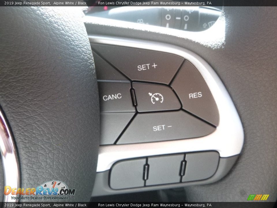 2019 Jeep Renegade Sport Alpine White / Black Photo #18