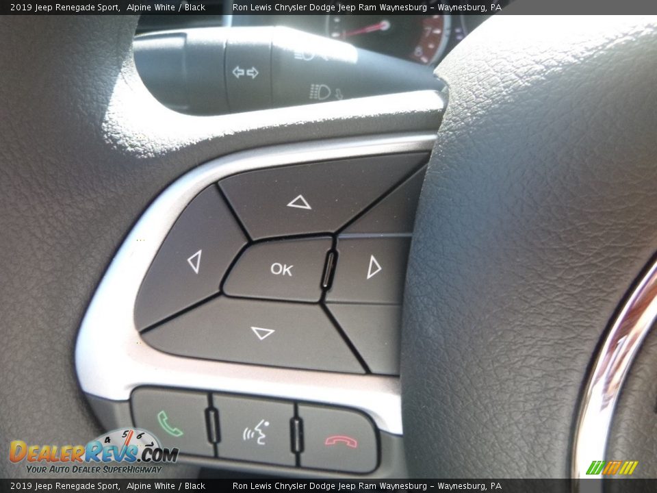 2019 Jeep Renegade Sport Alpine White / Black Photo #19