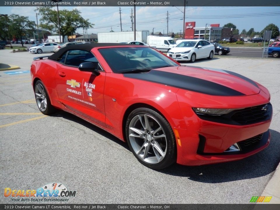 2019 Chevrolet Camaro LT Convertible Red Hot / Jet Black Photo #3