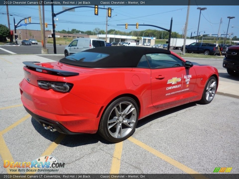 2019 Chevrolet Camaro LT Convertible Red Hot / Jet Black Photo #4