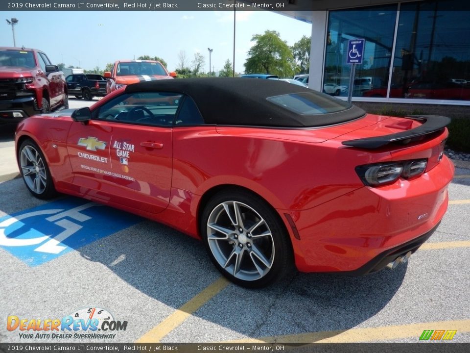 2019 Chevrolet Camaro LT Convertible Red Hot / Jet Black Photo #5