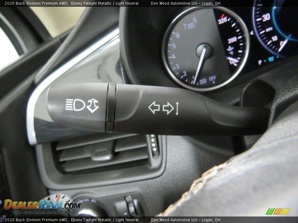 2016 Buick Envision Premium AWD Ebony Twilight Metallic / Light Neutral Photo #22