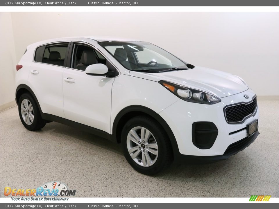 2017 Kia Sportage LX Clear White / Black Photo #1