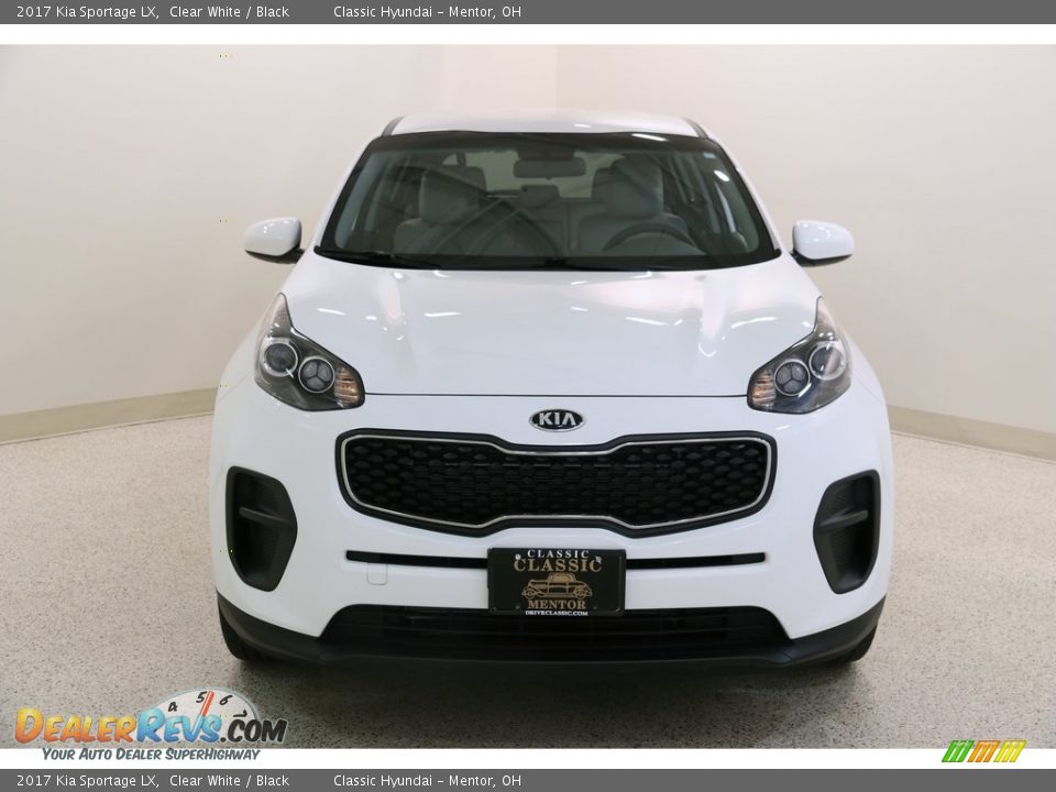 2017 Kia Sportage LX Clear White / Black Photo #2