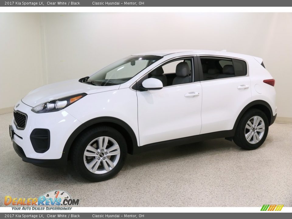 2017 Kia Sportage LX Clear White / Black Photo #3