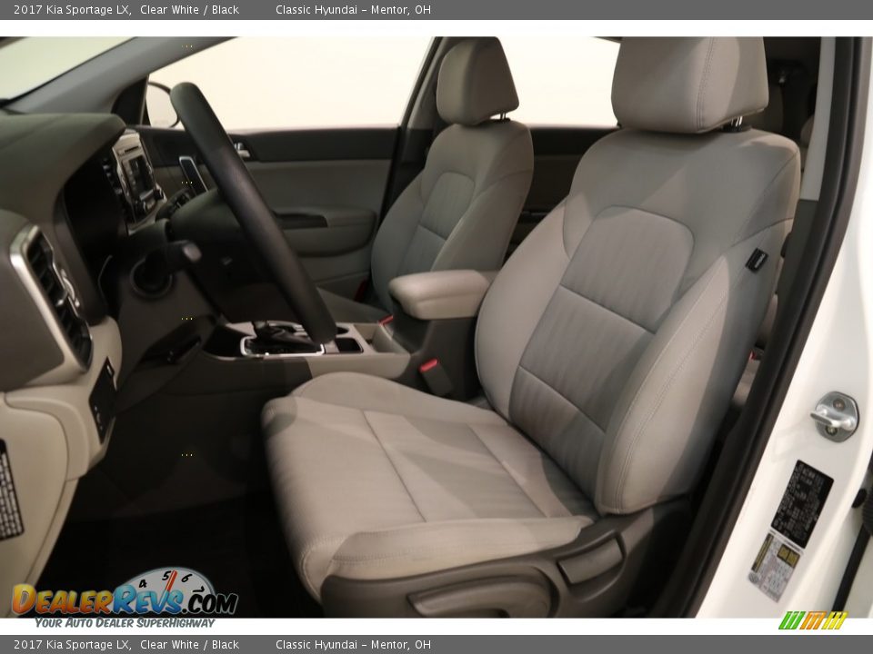 2017 Kia Sportage LX Clear White / Black Photo #5
