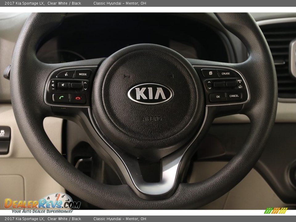 2017 Kia Sportage LX Clear White / Black Photo #7