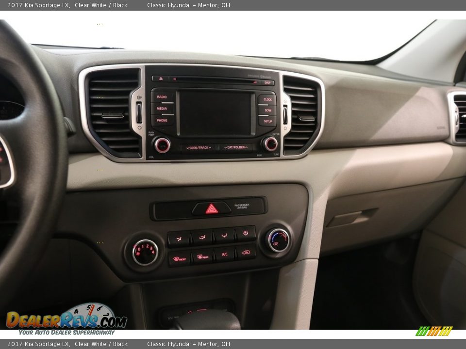 2017 Kia Sportage LX Clear White / Black Photo #9