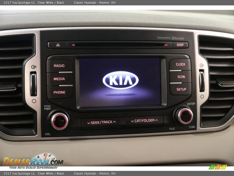 2017 Kia Sportage LX Clear White / Black Photo #10