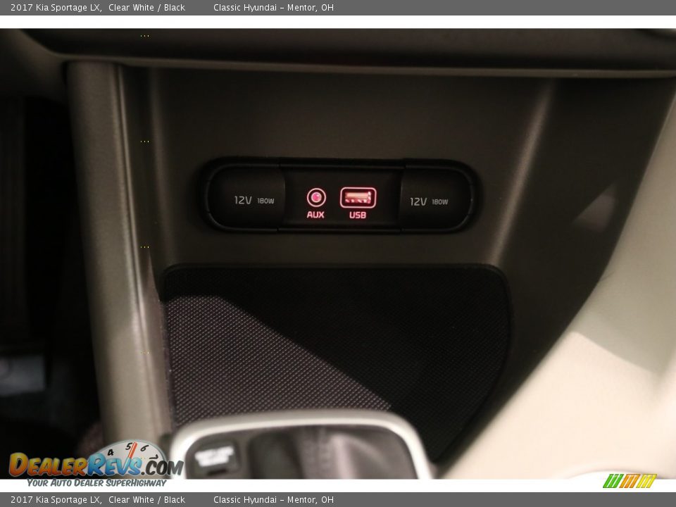 2017 Kia Sportage LX Clear White / Black Photo #13