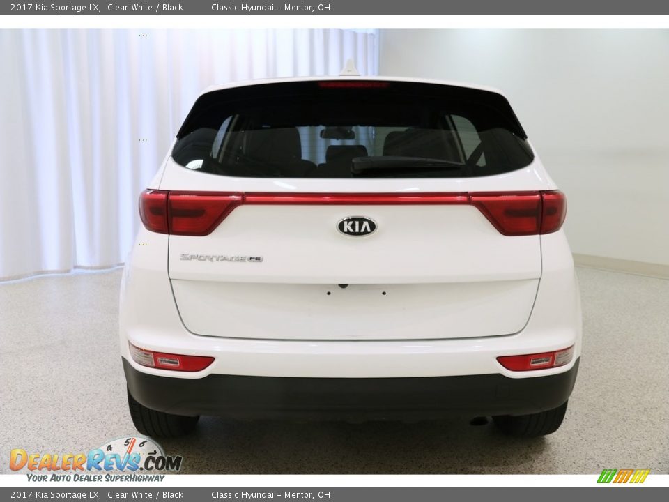 2017 Kia Sportage LX Clear White / Black Photo #18