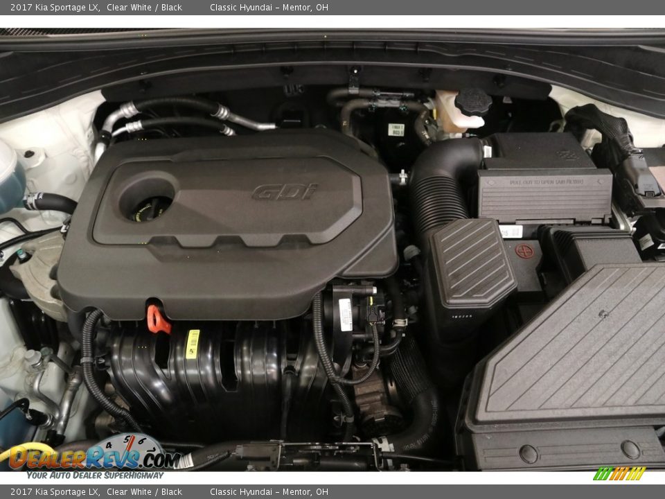 2017 Kia Sportage LX Clear White / Black Photo #19