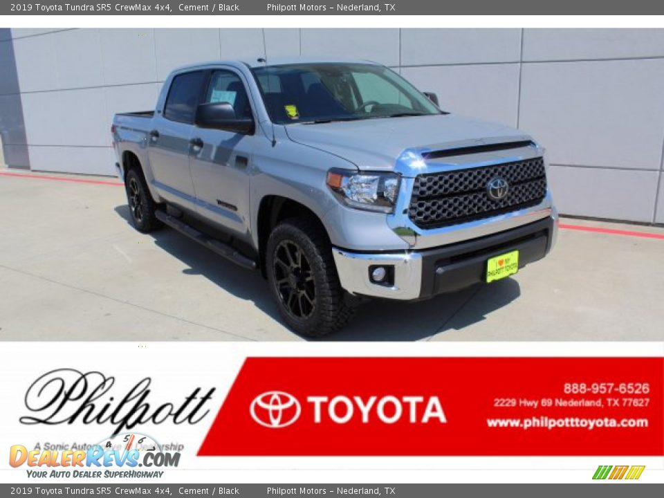 2019 Toyota Tundra SR5 CrewMax 4x4 Cement / Black Photo #1