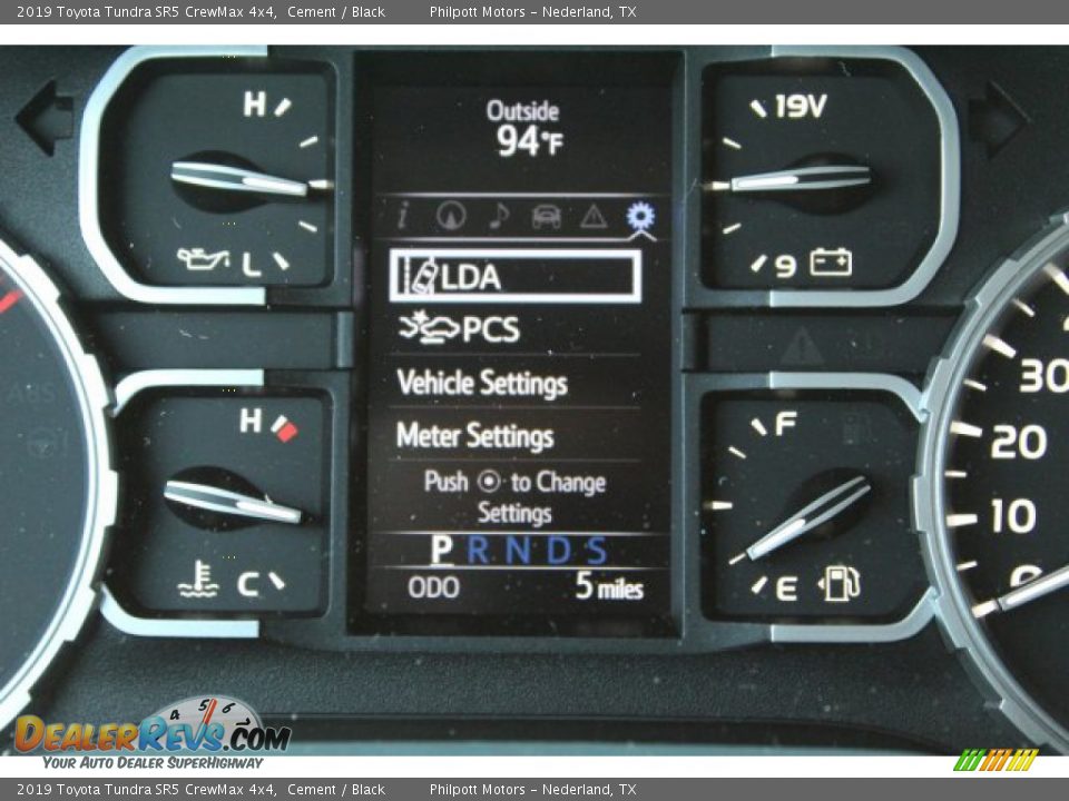 2019 Toyota Tundra SR5 CrewMax 4x4 Cement / Black Photo #14