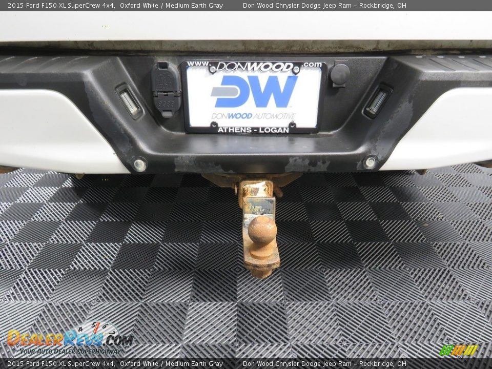 2015 Ford F150 XL SuperCrew 4x4 Oxford White / Medium Earth Gray Photo #13