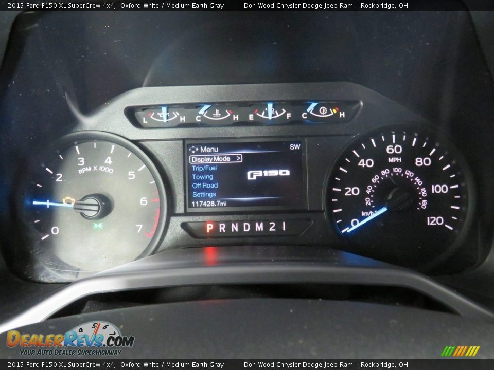 2015 Ford F150 XL SuperCrew 4x4 Oxford White / Medium Earth Gray Photo #18