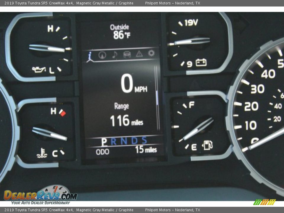 2019 Toyota Tundra SR5 CrewMax 4x4 Magnetic Gray Metallic / Graphite Photo #14