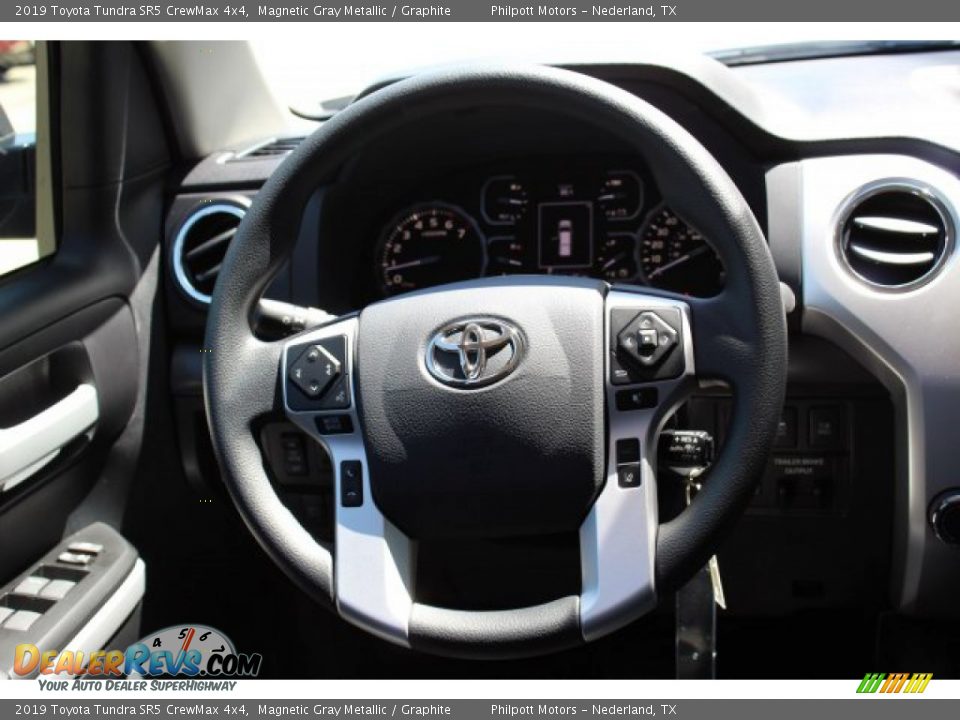 2019 Toyota Tundra SR5 CrewMax 4x4 Magnetic Gray Metallic / Graphite Photo #21