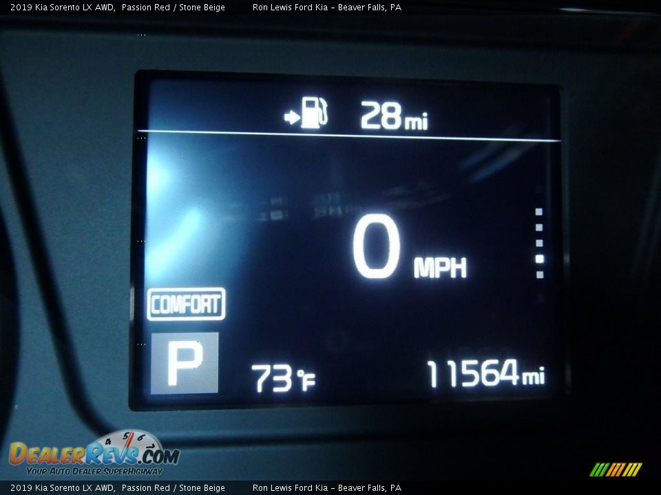 2019 Kia Sorento LX AWD Passion Red / Stone Beige Photo #20