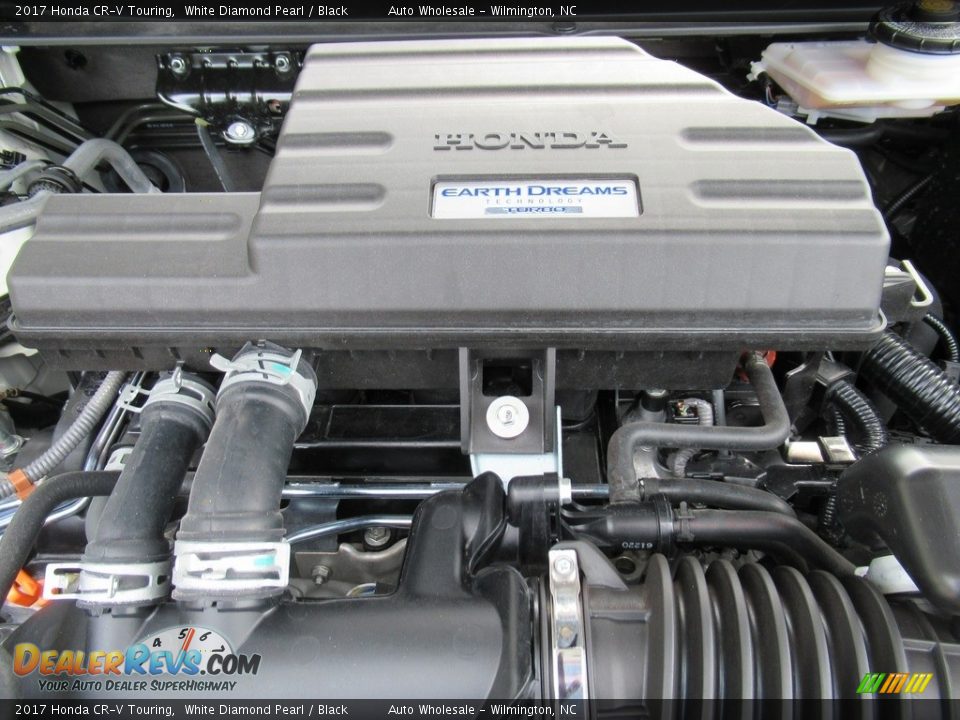 2017 Honda CR-V Touring White Diamond Pearl / Black Photo #6