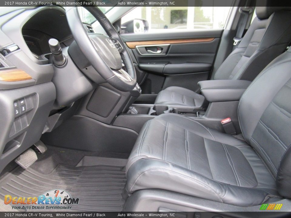 2017 Honda CR-V Touring White Diamond Pearl / Black Photo #9