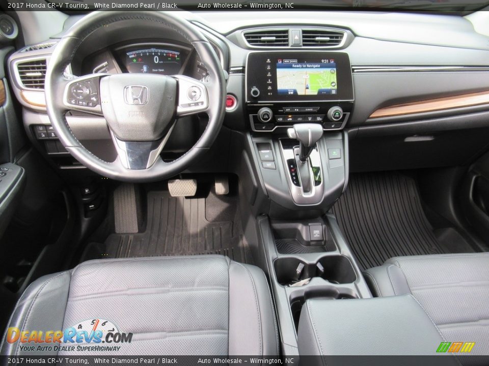 2017 Honda CR-V Touring White Diamond Pearl / Black Photo #14