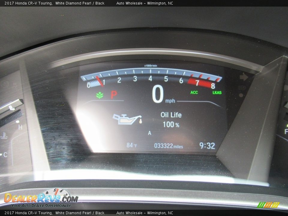 2017 Honda CR-V Touring White Diamond Pearl / Black Photo #15