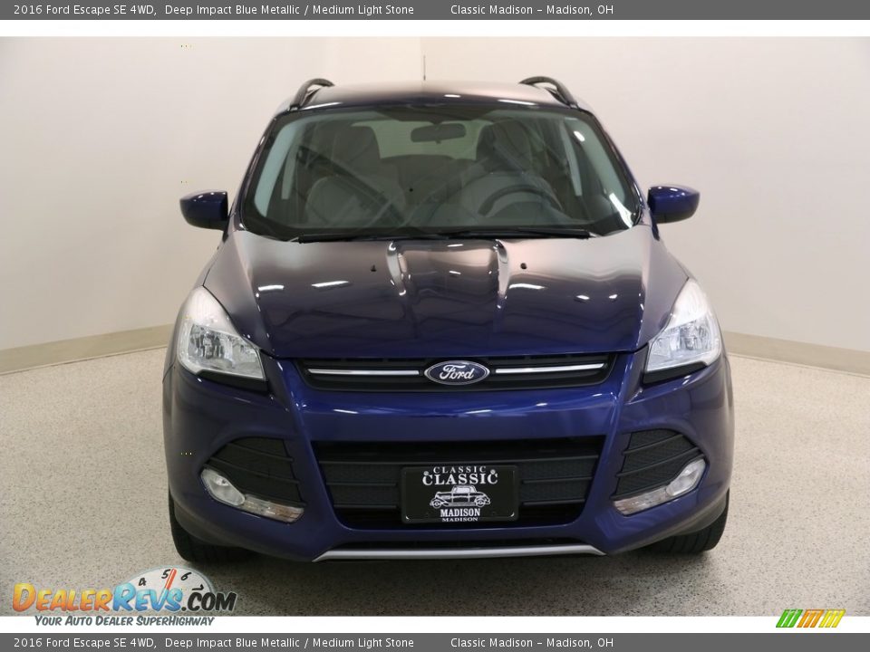 2016 Ford Escape SE 4WD Deep Impact Blue Metallic / Medium Light Stone Photo #2