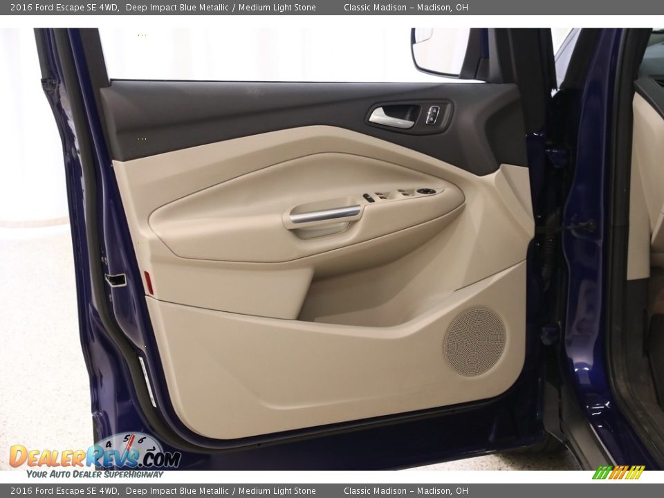 2016 Ford Escape SE 4WD Deep Impact Blue Metallic / Medium Light Stone Photo #4
