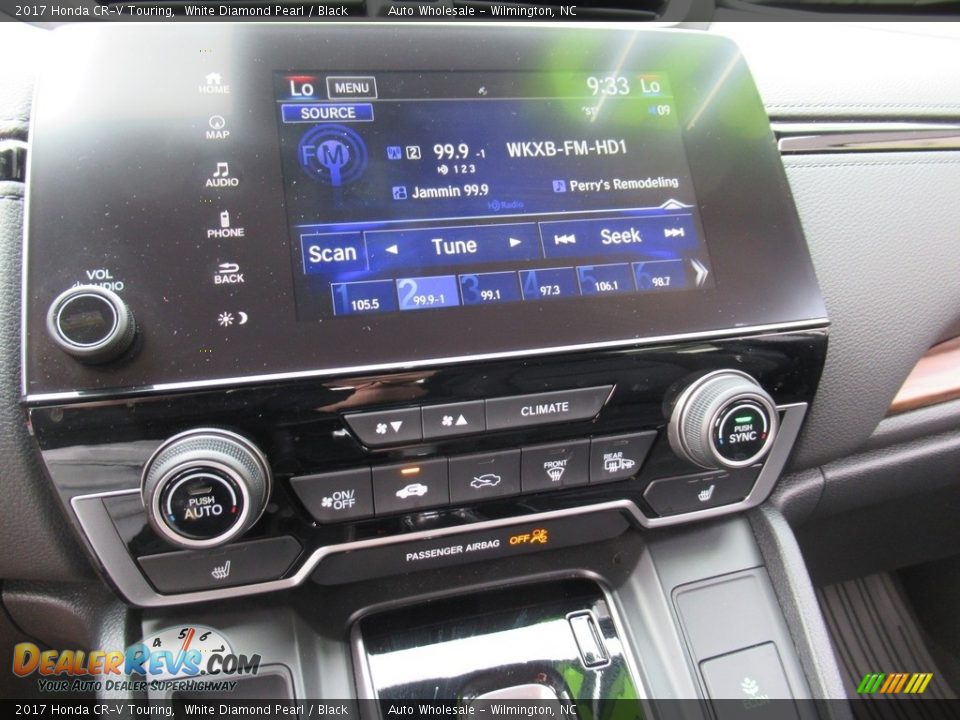 2017 Honda CR-V Touring White Diamond Pearl / Black Photo #18