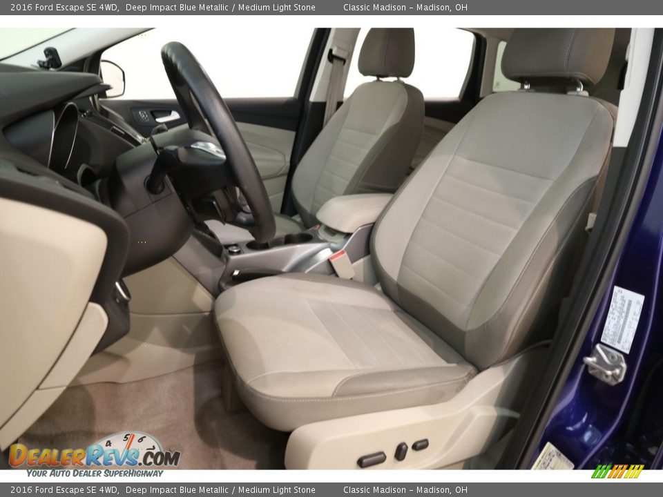 2016 Ford Escape SE 4WD Deep Impact Blue Metallic / Medium Light Stone Photo #5